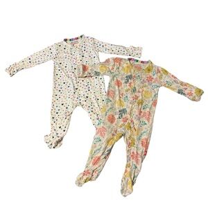 Magnetic Me Baby Girl Footies 0-3m